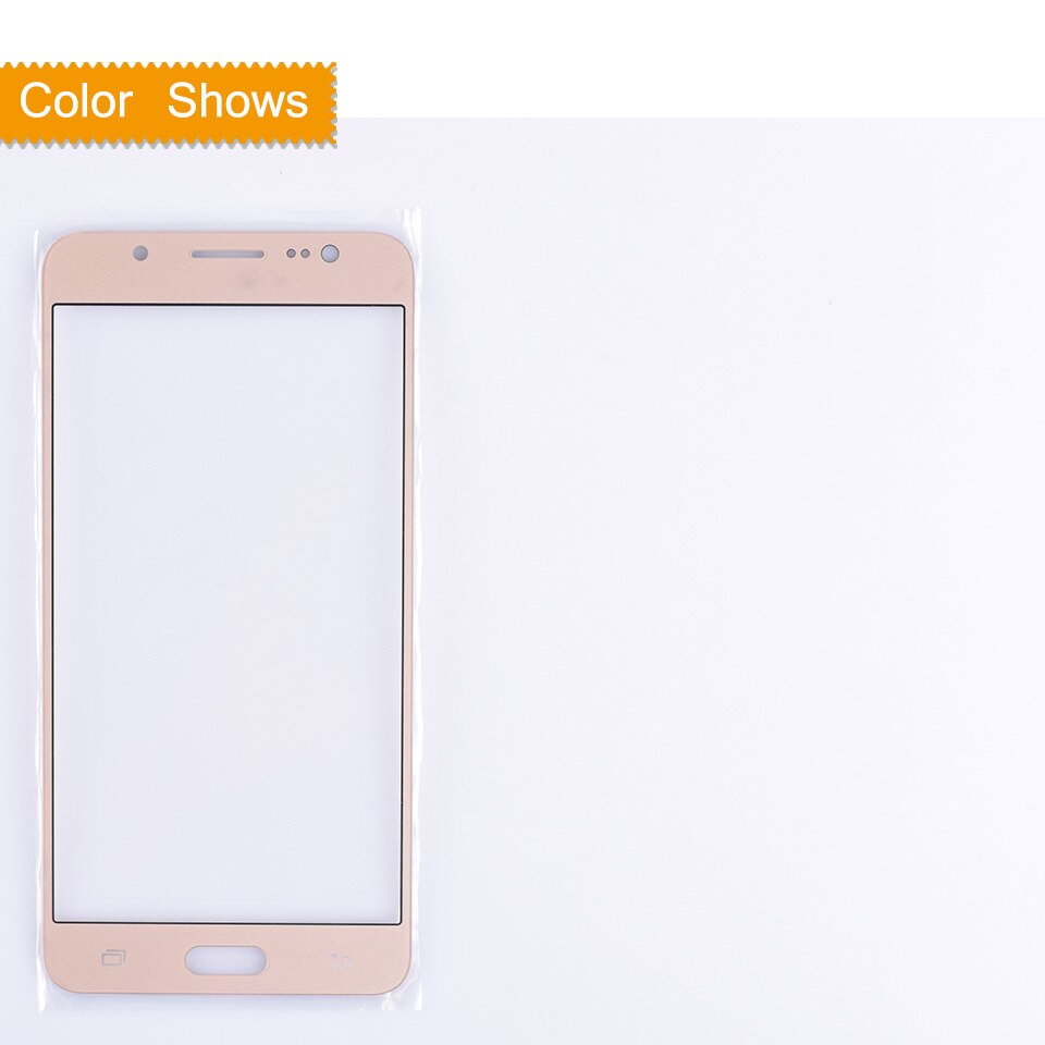 For Samsung Galaxy J5 J510 J510FN J510F J510G J510Y J510M SM-J500F Touch Screen Front Glass Panel TouchScreen LCD Outer: gold no gift