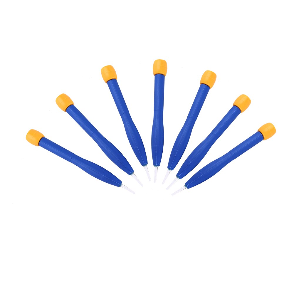 8Pcs Anti-static Screwdrivers Set Adjust Frequency Screw Driver Kit Plastic Ceramic Screwdriver Set Slotted Repair Hand Tools