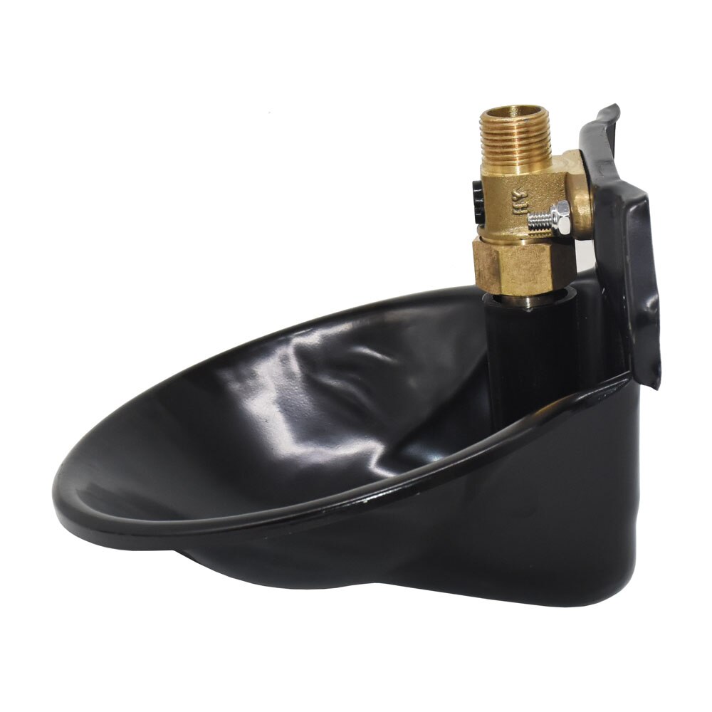 Bebedero automático de acero inoxidable para cabras y ovejas, taza dispensadora de válvula de cobre para lechones, perros y pantorrillas