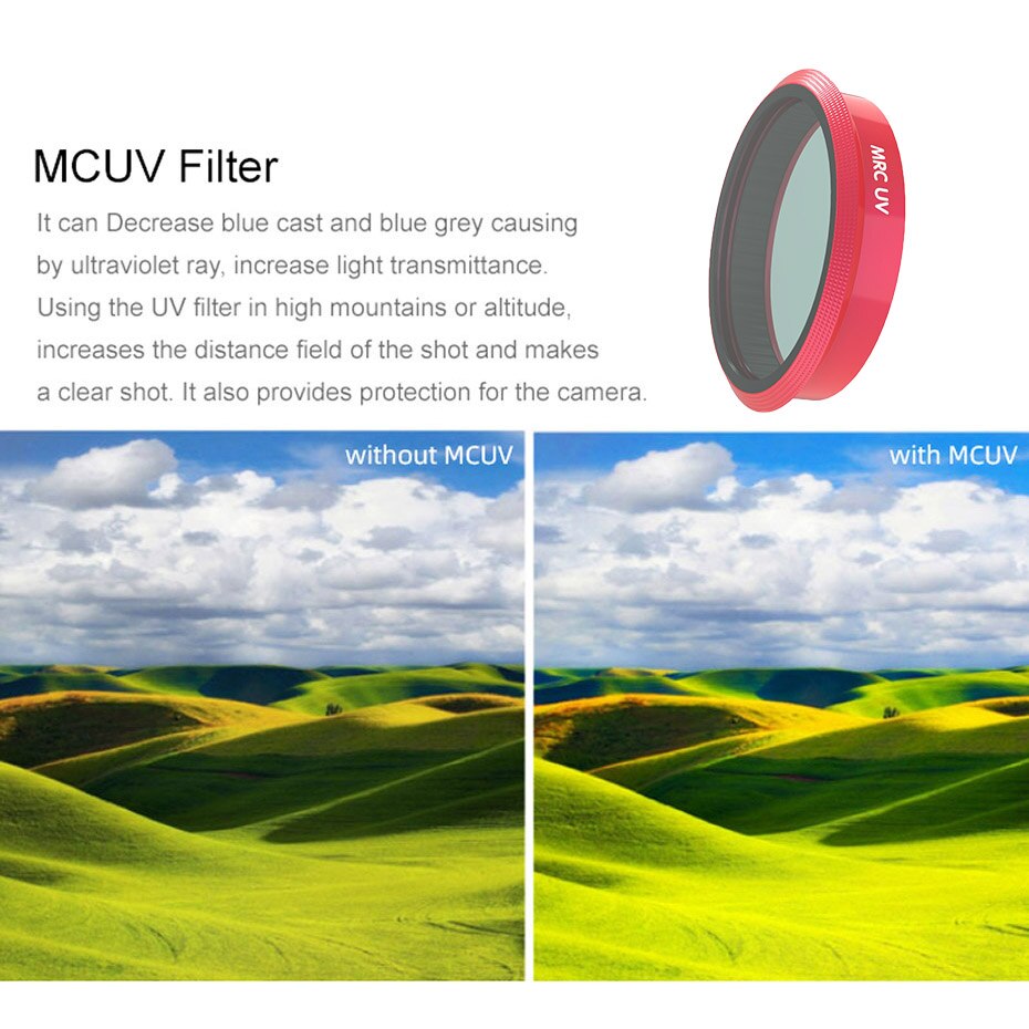 Filter voor sjcam  sj9 strike action camera 4k nd 8 16 32 64 cpl uv rood roze magenta lensfilters kit voor sjcam  sj9 max accessoire