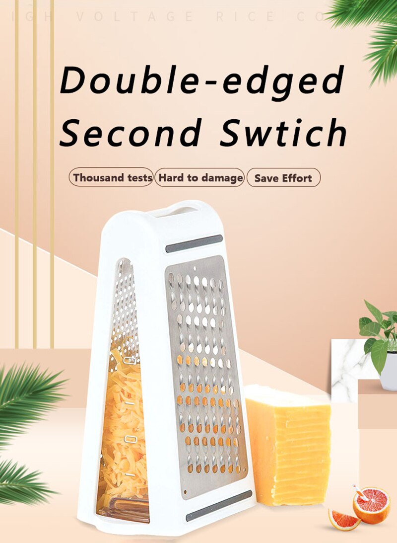 Double-sided Slicer Cheese cutter Duplex Kitchen Utensils Potato Cheese Butter Grater Slicer Kitchen Tools