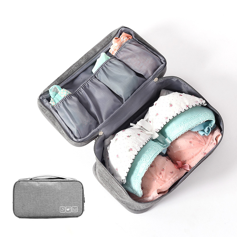 Polyester Ondergoed Reistas Organisator Lingerie Pakket Verpakking Cubes Kleding Opbergtas Clutch Bag Handtas