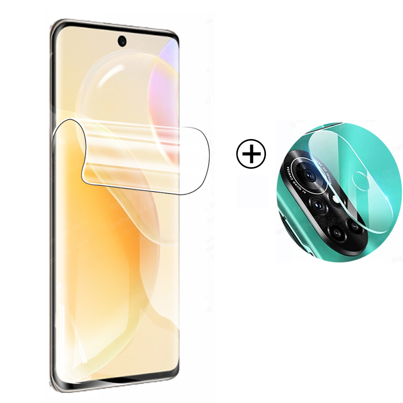 Pellicola 3 in 1 Hydrogel per Huawei nova 8 pellicola protettiva per fotocamera per Huawei nova 8 pro 8pro 5G pellicola protettiva non in vetro: 2 in 1 / nova 8 5G