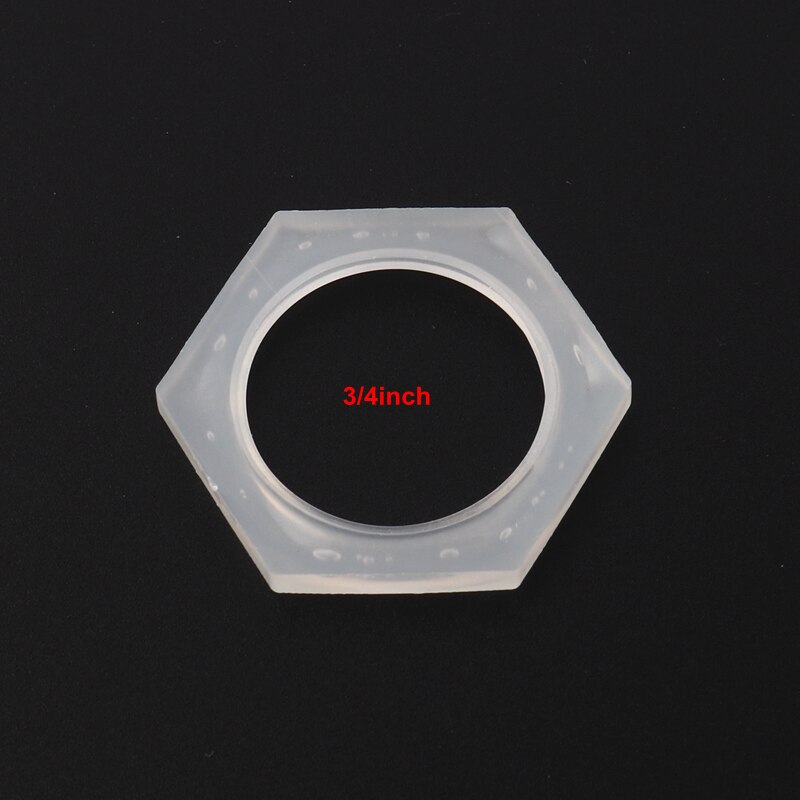 20pcs 4mm Thick Plastic Nut Female Thread Nylon Hex Nuts 1/8''1/4''3/8''1/2''3/4'' Plastic Hexagon Nuts: 3l4inch