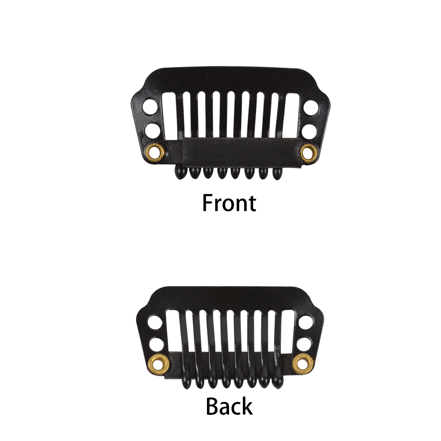50 stk. hårklips for extensions, 28mm parykkklips for menneskehår, pannelugg, tilbehør til hårextensions, verktøy