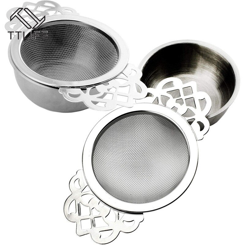 VOGVIGO – filtre à épices en feuille de thé, ustensiles pour boissons, infuseur à thé en maille, filtre à thé, théière en acier inoxydable, accessoires de cuisine amples réutilisables