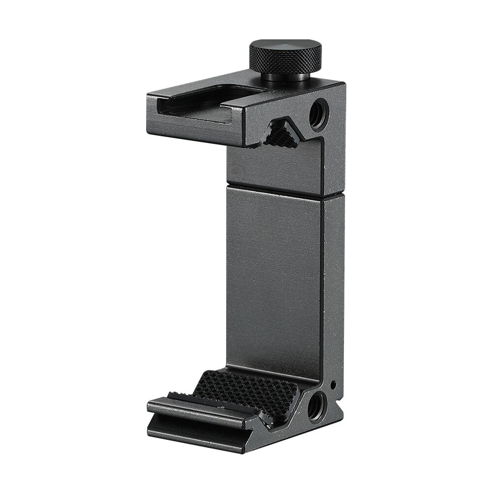 SOONPHO Aluminum Phone Tripod Mount Adapter Clip Bracket Holder Stand for iPhone Andriod Smart Phones Video Shooting