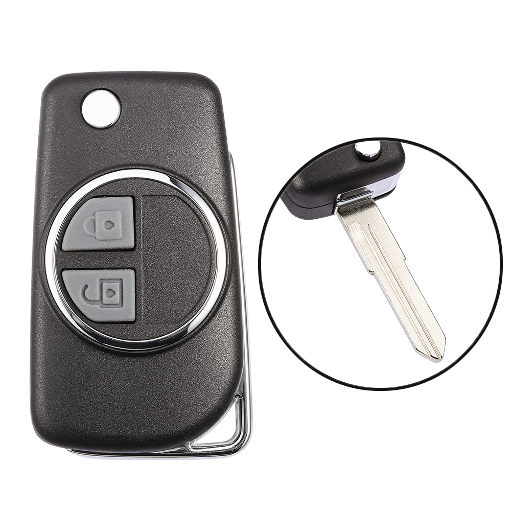 Aangepast Voor Suzuki Swift Grand Vitara Alto SX4 Flip Key Shell Remote Case Vervanging Ongesneden HU133R/SZ11R Blade Auto accessoires