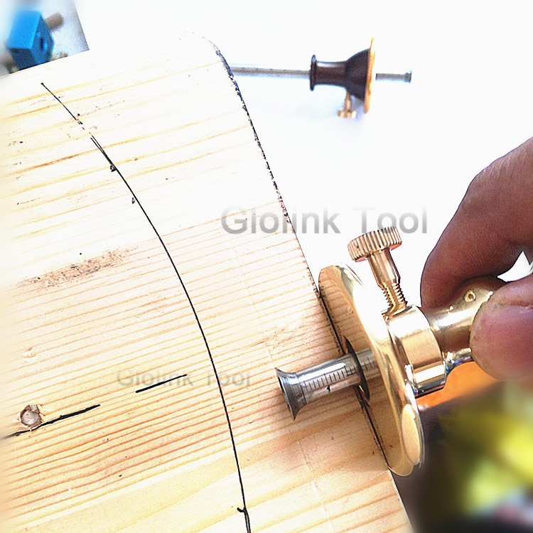 Aluminum alloy Woodworking scribe Woodworking Tool Adjustable Aluminum Alloy Marking Wood Mortise Gauge DIY Woodworking Tool