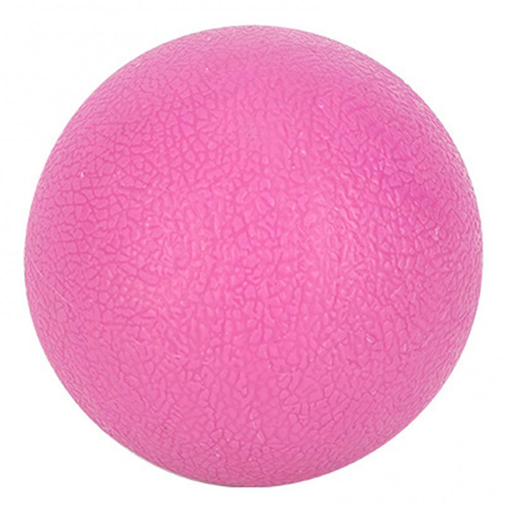 Massage Ball for Thoracic Spine Fitness Round Massager Upper Back Neck Scapula: Pink