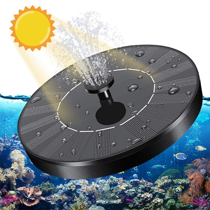 Solar Fountain Miniature Fountain Solar Sprinkler Outdoor Courtyard Rockery Garden Pond Landscape Fountain