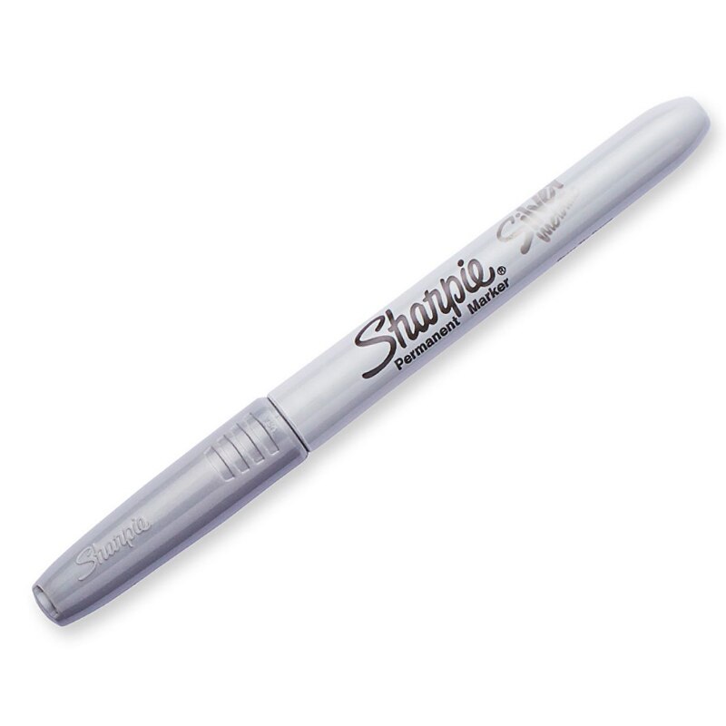 sharpie metallic permanent marker 39100 gold sliver copper maker Sign pen pengreat for dark surfaces fine point 12pcs: sliver  12pcs
