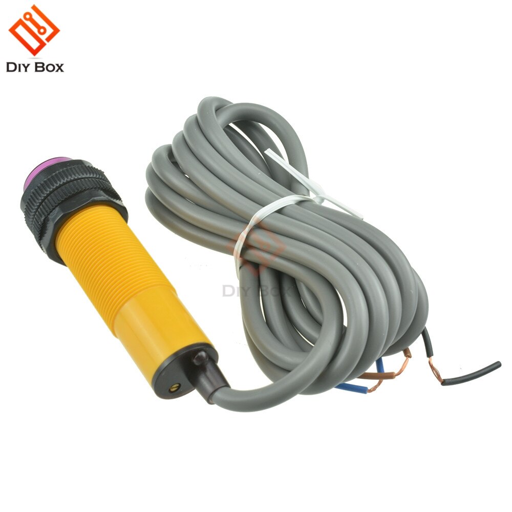 E18-D50NK diffuse reflectance infrared obstacle avoidance sensor infrared photoelectric switch proximity switches NPN