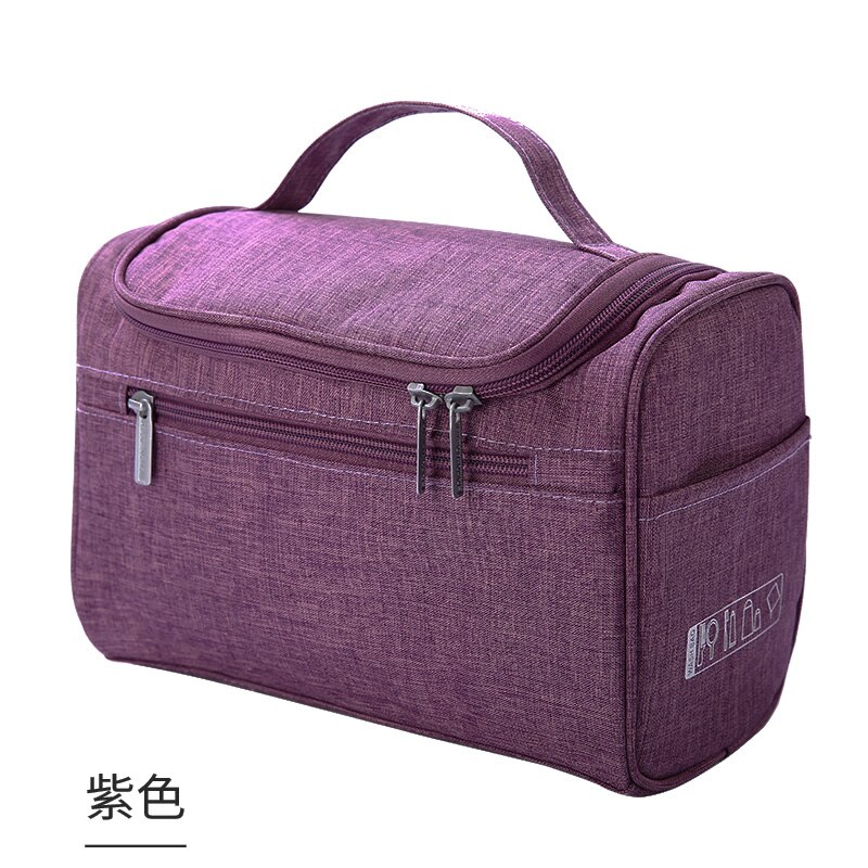 Frauen Reisen Taschen Kosmetik machen-hoch Tasche Toilettenartikel fallen Große Kapazität Waschen Tasche Organizer Lagerung Beutel/DURCH: LILA