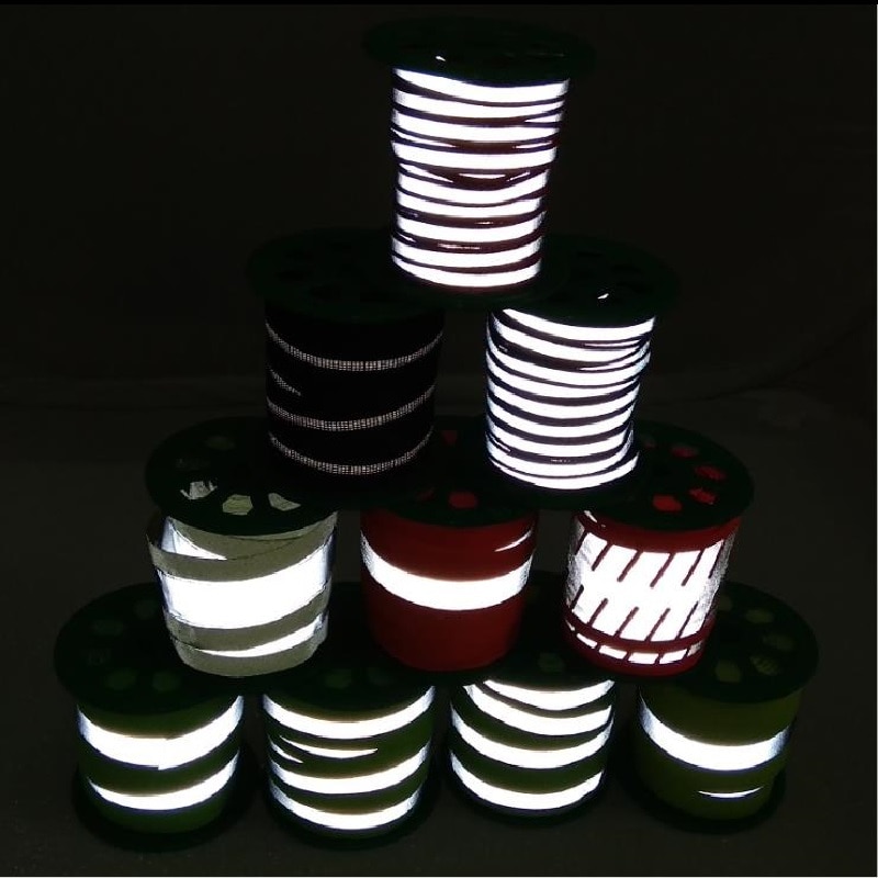 2.0cm 2.5cm 5cm Reflective Strip Sewing For Bag Clothing Reflective Material Accessories Webbing