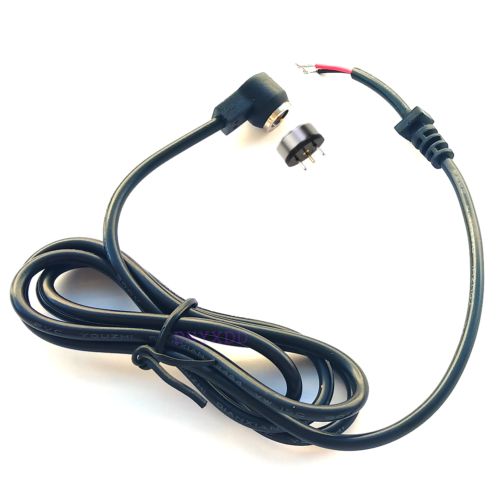 1 Set USB Adapter Magnet Spring-Loaded Pogo Pin Connector to Fast Charging Magnetic Data Cable 24V 2A Power Cord