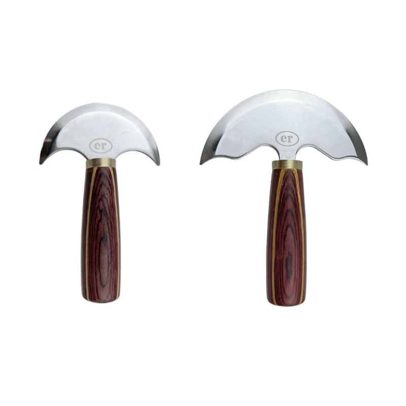 Couteau à tête ronde en cuir, couteau en cuir pour l'artisanat du cuir, coupe Skiving GXMA