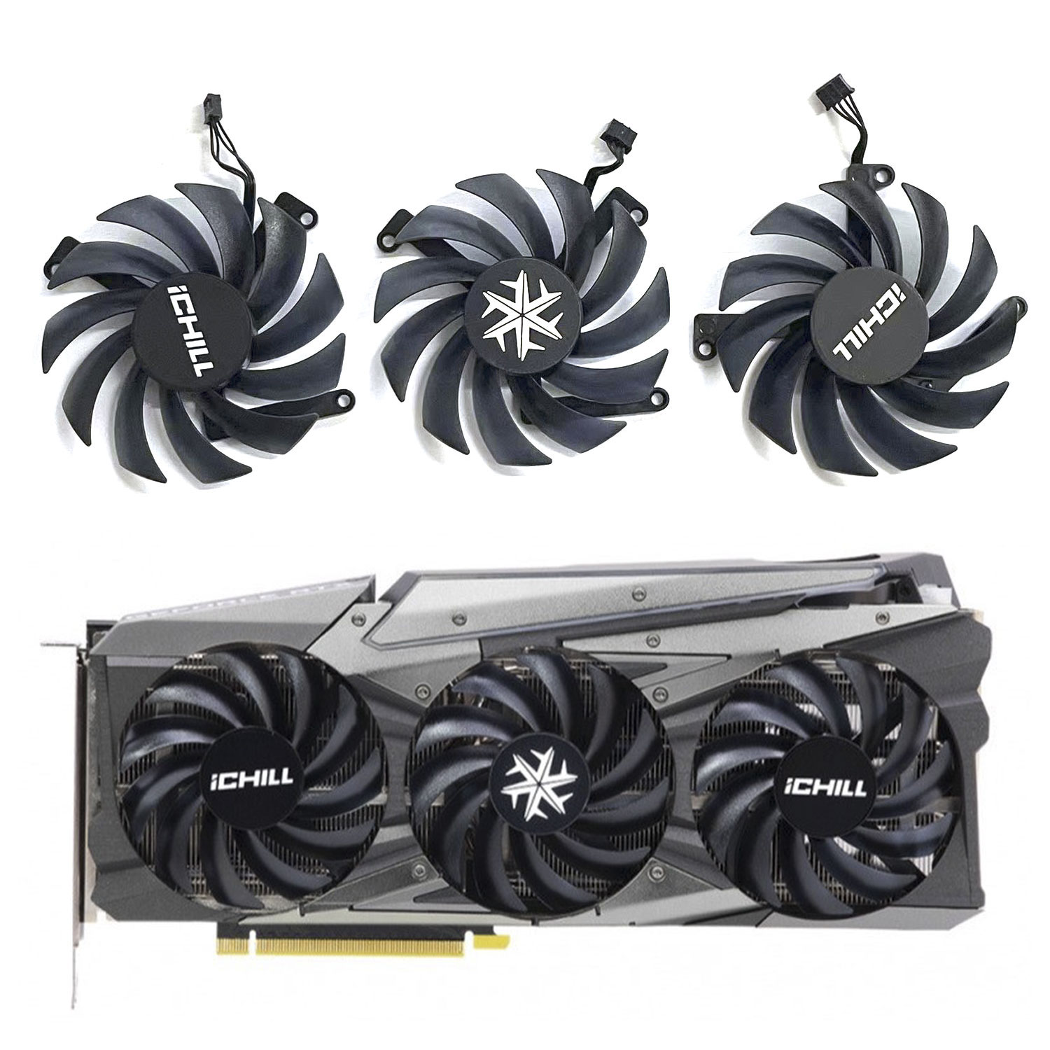 85MM 4PIN CF-12915S RTX3060 RTX3070 GPU wentylator dla innost3d Geforce RTX 3060 3060TI 3070 3070 TI Ichill X3 wentylator chłodnicy graficzny