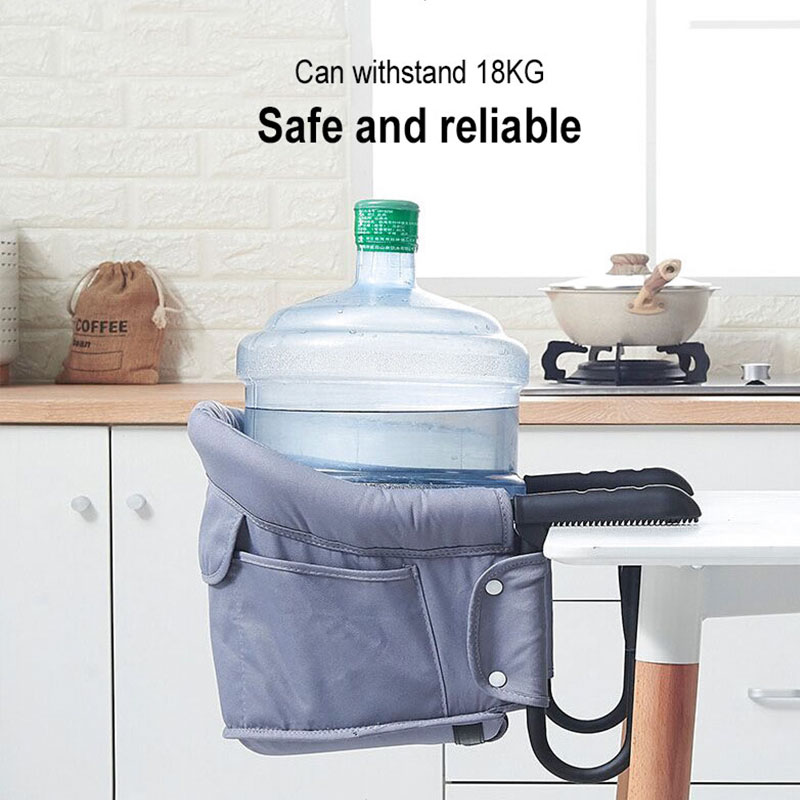 Silla alta plegable portátil para comer al bebé, cinturón de seguridad, asiento para bebé, silla de comer con gancho para bebé, elevador infantil