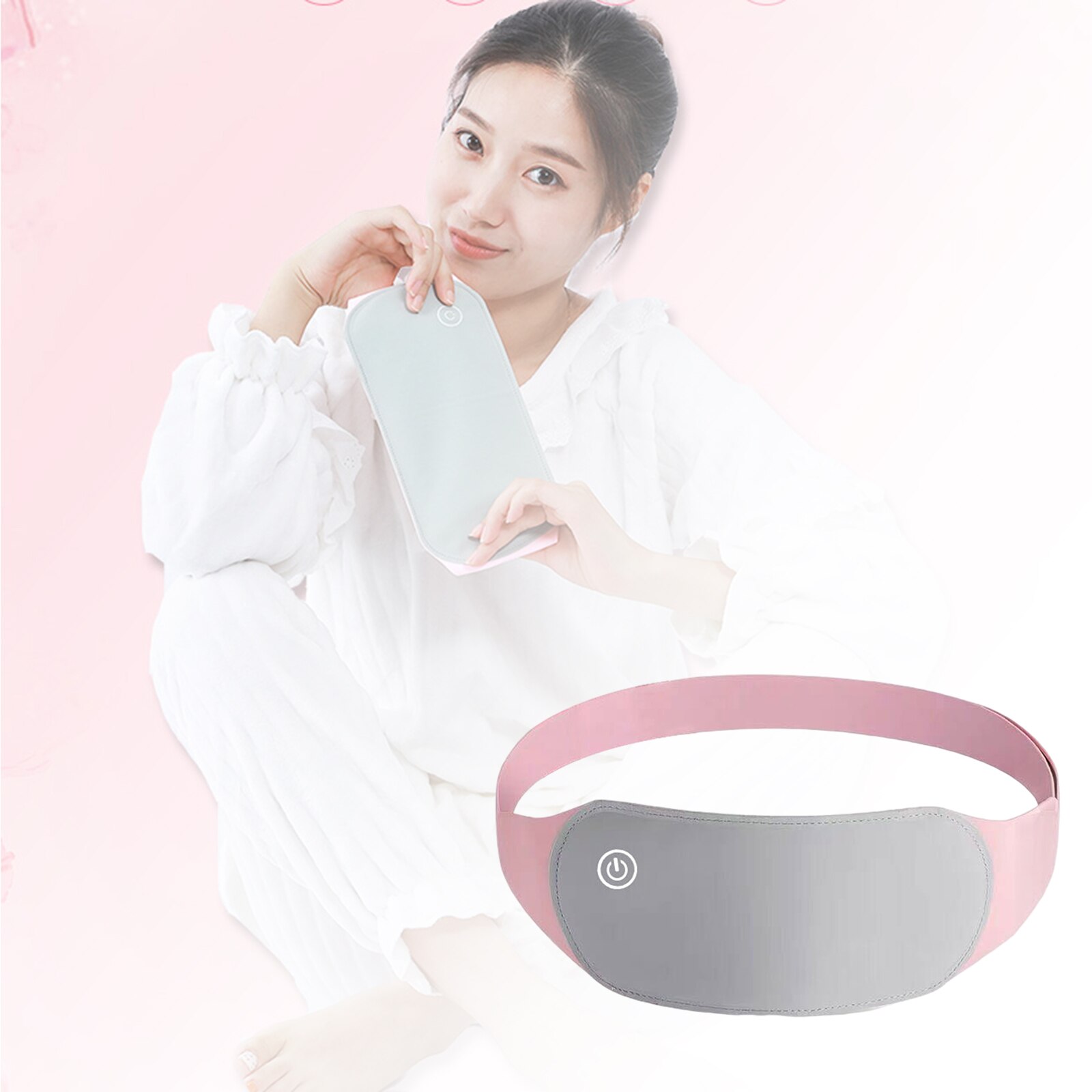 Verwarming Pad Lumbale Krampen Verwarming Riem Usb Draagbare Warm Paleis Riem Onderrug Menstruele Warmte Pad: 3 Gears