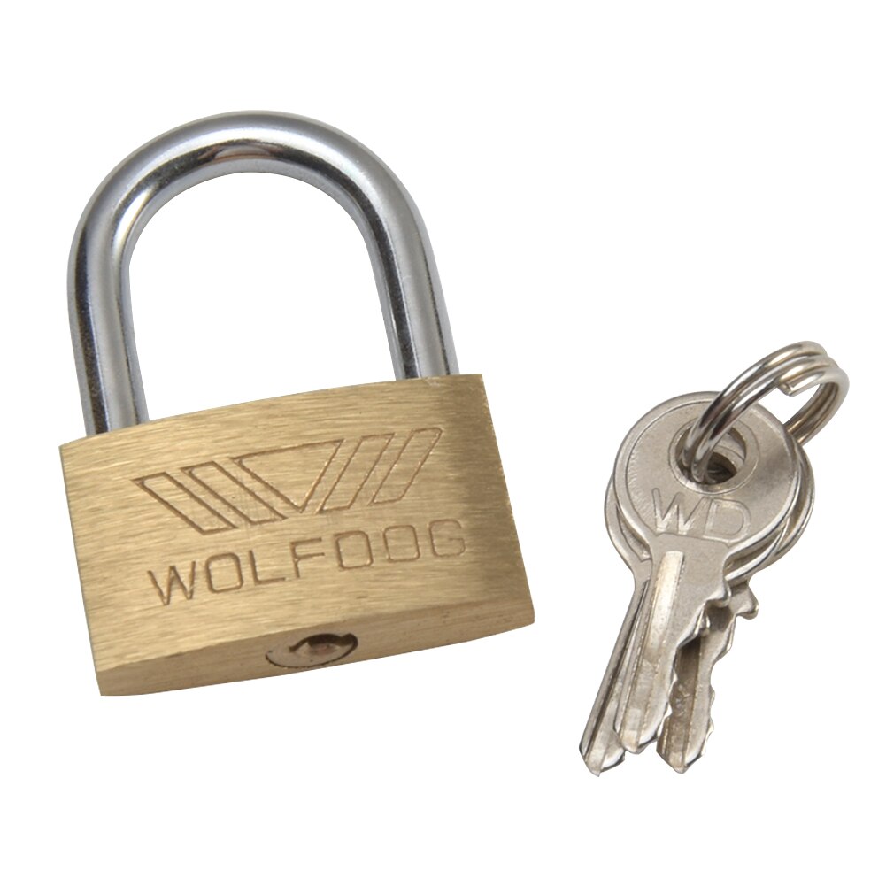 Kłódka, mini kłódka miedziana robić szafek z 3 kluczami kłódki podróżne robić bagażu siłownia Szafka wilk placki wzór