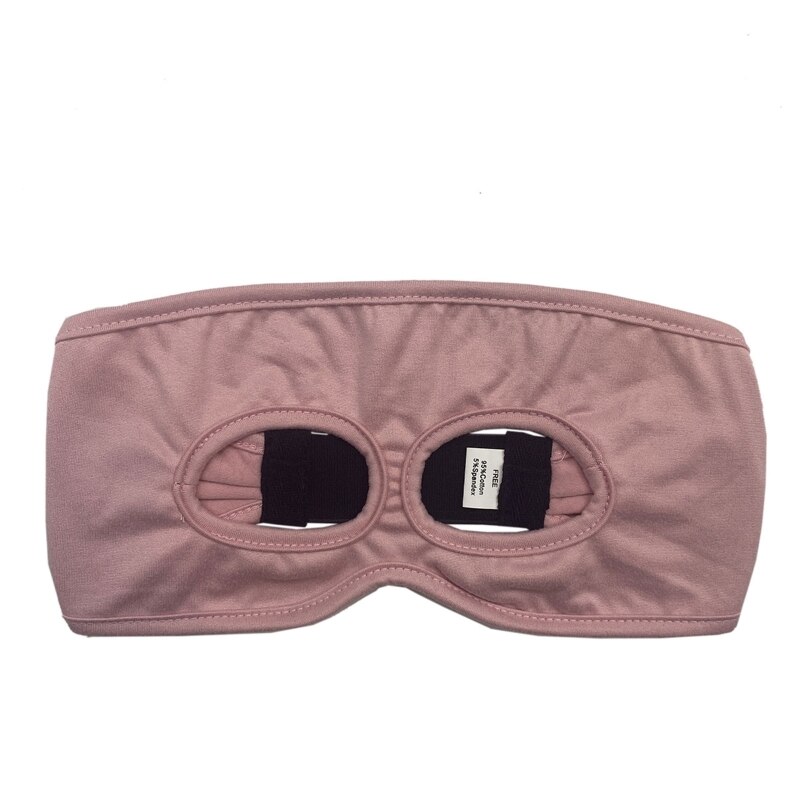 Atmungsaktive augenmaskenabdeckung, schweißband für vr-brillen, heim-vr-augenmaskenzubehör aus modalstoff, hochwertiges design: Rosa