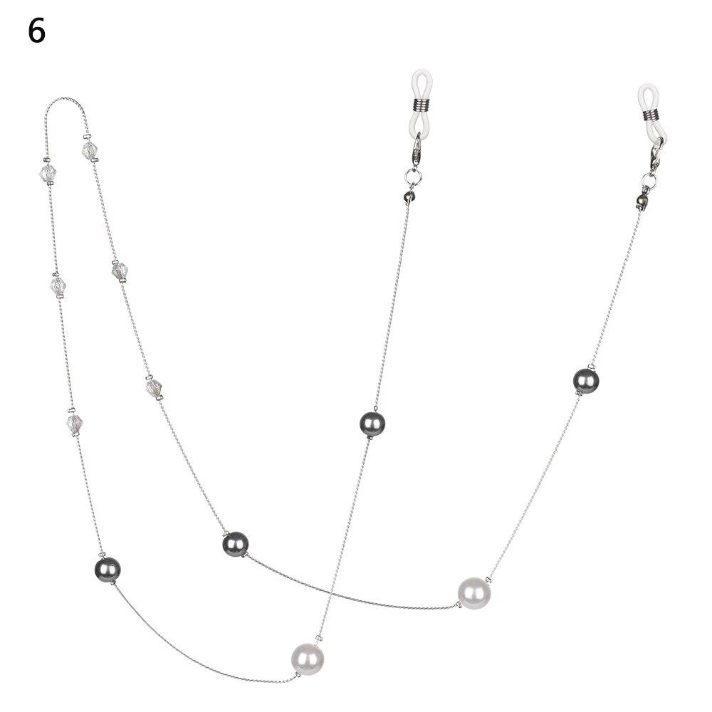 1Pcs Eyeglasses Chains Women Metal Sunglasses Reading Glasses Cords Vintage Glasses Holder Strap Lanyards Eyewear: 6