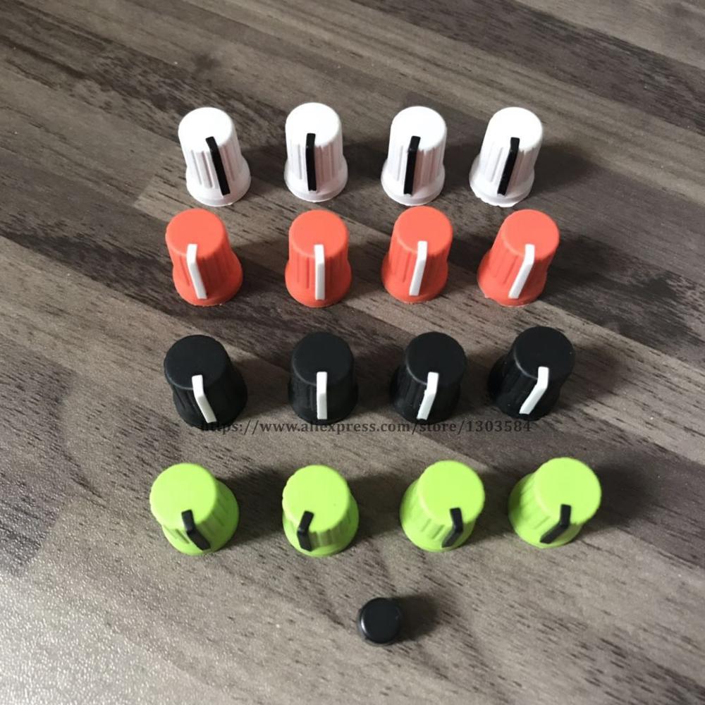 16PCS /LOT Colorful Rotary Knob NI For Traktor Kontrol Z1 Z2 S2 S4 S5 S8 DJ Controller Mixer