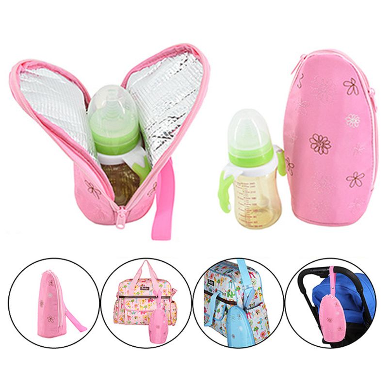 Bolsa térmica de aislamiento para botella de leche de bebé, bolsa térmica, botella de agua, termo para mantener el calor, bolsa para botella de alimentación de bebé infantil