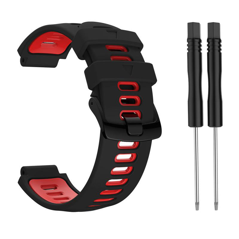 Pasek do zegarka Garmin Forerunner 735XT 735/220/230/235/620/630 Miękki silikonowy pasek do zegarka Sportowy pasek do zegarka Waterpoor: M / 天空蓝
