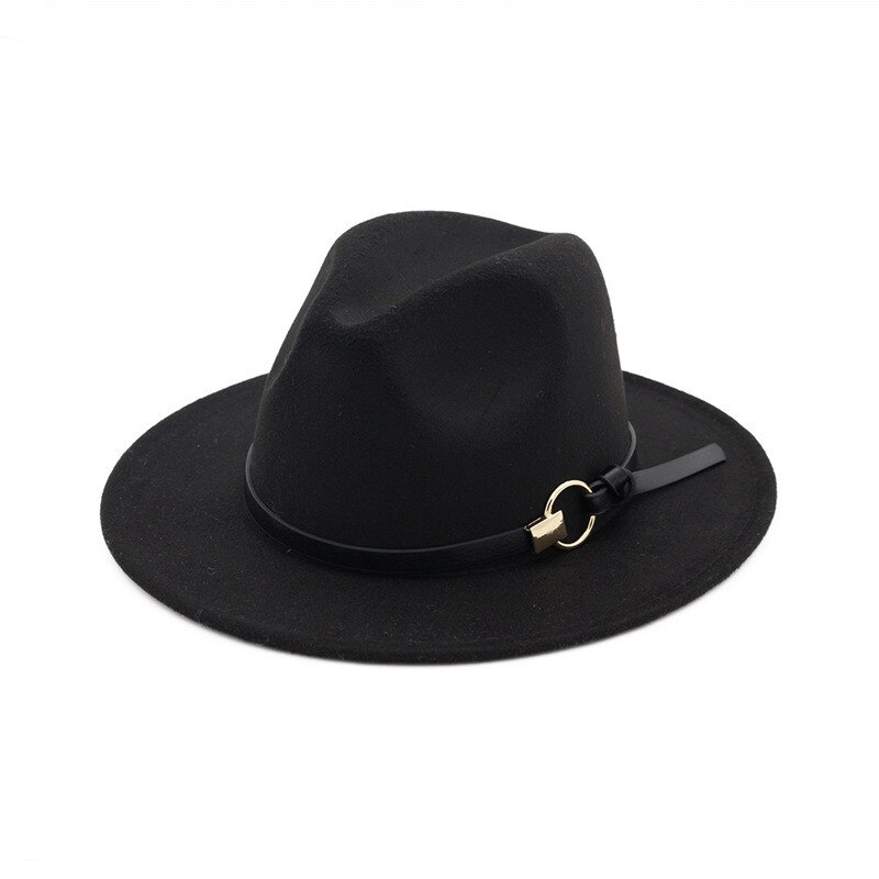 Chapeau large Vintage pour hommes et femmes, avec boucle de ceinture, chapeaux d'extérieur réglables, chapeau de paille respirant et léger pour femmes,: J