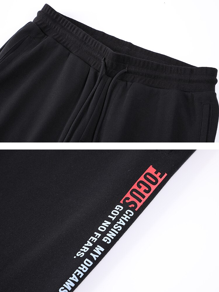Pioneer campamento noticias hombres pantalones de chándal casual algodón letra impresa ropa deportiva Joggers pantalones masculinos AZZ901298