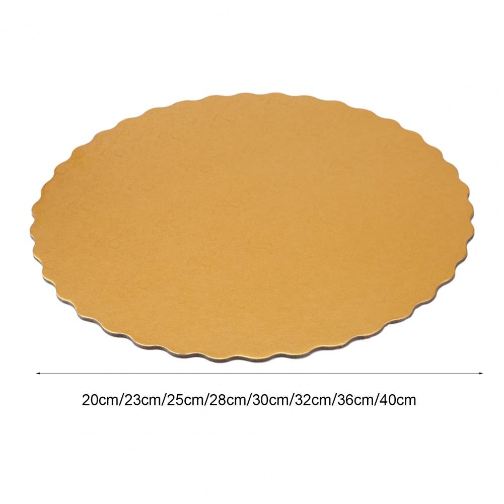5Pcs Cake Board Wegwerp Vakmanschap Dikke Ronde Gouden Taart Karton Voor Party Bakkerij Cake Gereedschap Молды Силиконовые