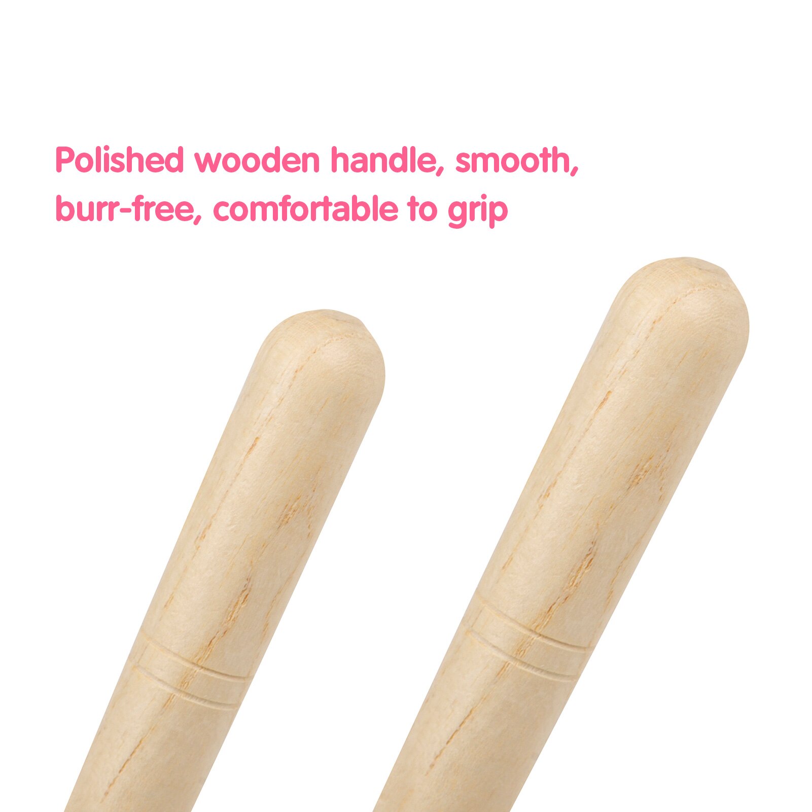 Maracas de percusión, par de agitadores de Maracas, sonajeros, martillo de arena, instrumento Musical Orff con cabeza de martillo de aluminio y mango de madera