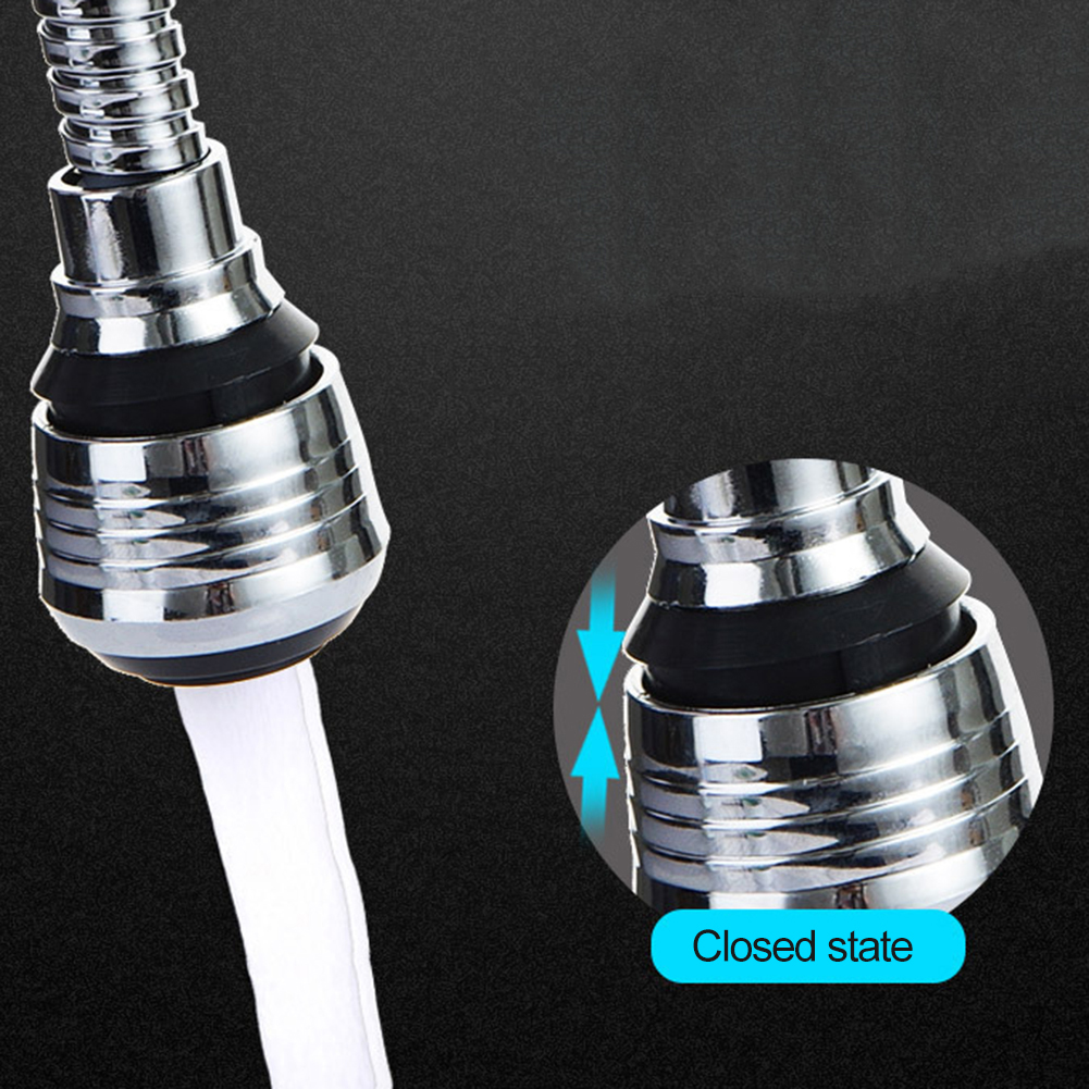 2 Mode 360 Rotatable Water Saving Bubbler High Pressure Nozzle Faucet Extender Filter Tap Adapter Bathroom Home Kitchen Tool