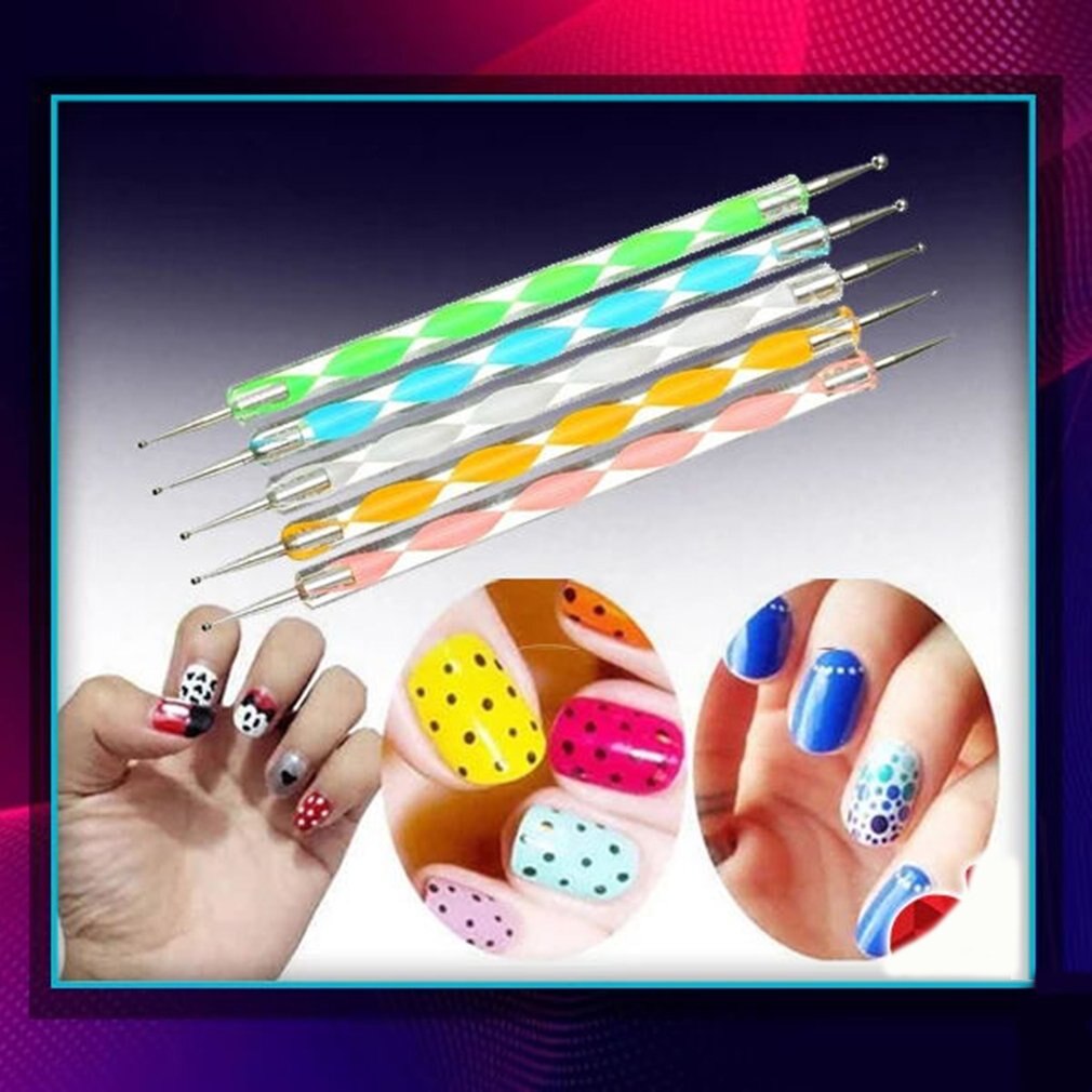 20 st/set kombination mandala dotting verktyg kit stenmålad lera diy målning mall verktygssats