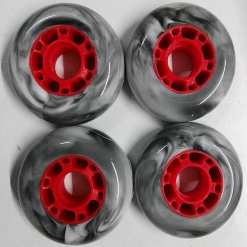 4PCS 85A Marble Wheels with High Elastic Wheels for Roller Skates Sports Wheels for Skates