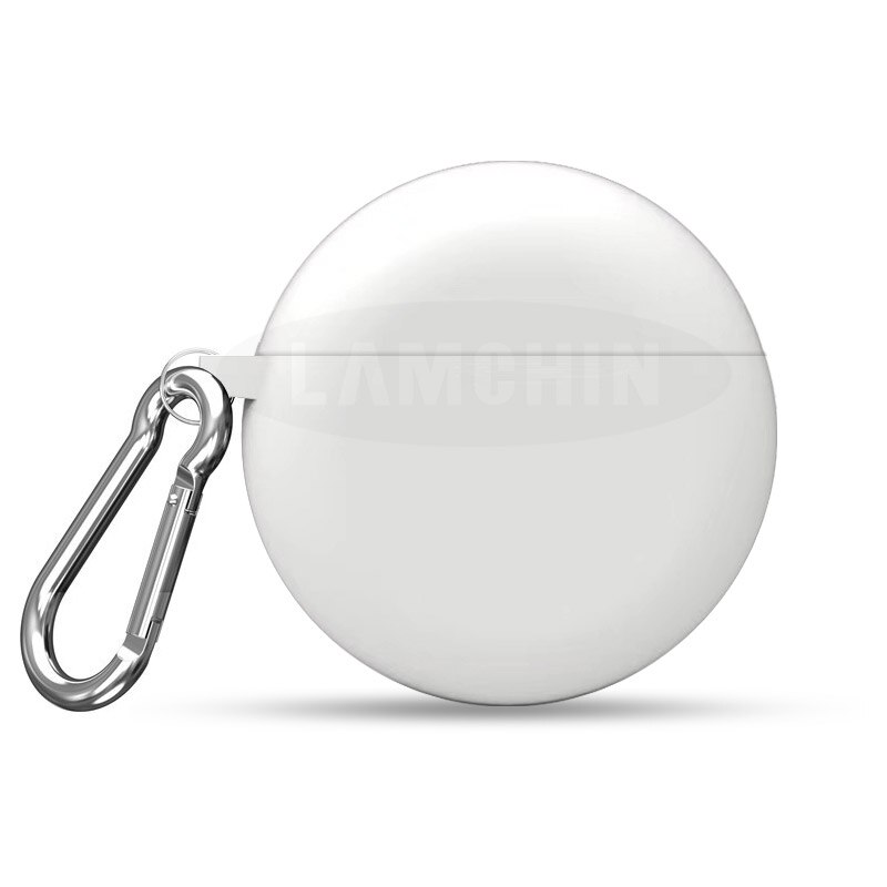 Nouvelle étui pour freebud 3 Bluetooth étui pour écouteurs coque en silicone chocs couverture pour Huawei freebud 3 couverture boîte avec crochet: White with hook