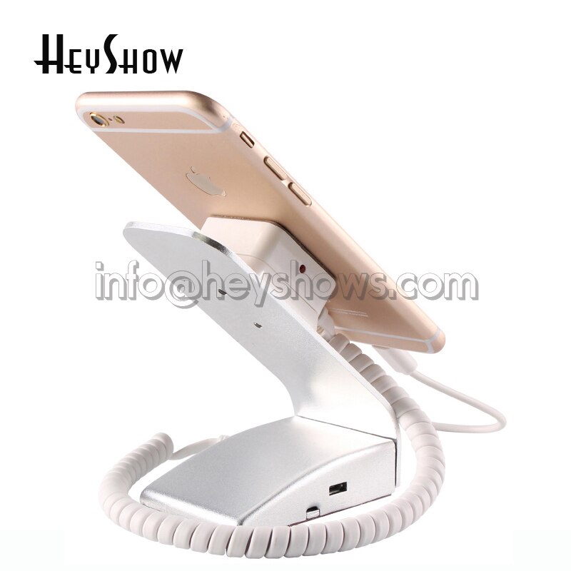 Mobiele telefoonbeveiliging, antidiefstaldisplaystandaard, iphone-inbraakalarmsysteem voor alle smartphones, winkelverliespreventie