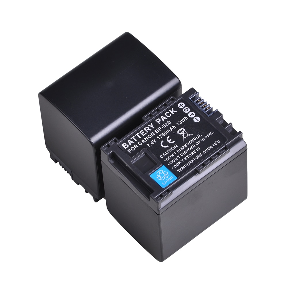 Batterie Caméscope DuraPro 3000mAh Batterie BP-828 3000 MAh 7,4V Pour Caméscopes Canon - Remplacement Compatible Batterie Li-ion BP-820 Compatible