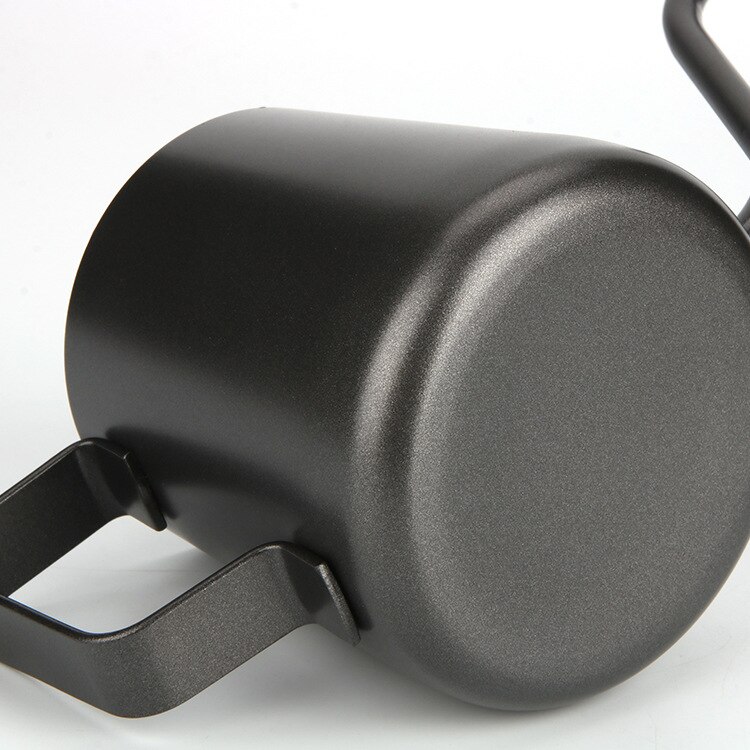 Black Played Coffee Jug Stainless Steel Pour Over Kettle Coffee Maker Gooseneck Drip Tea Pot Jug 350ml