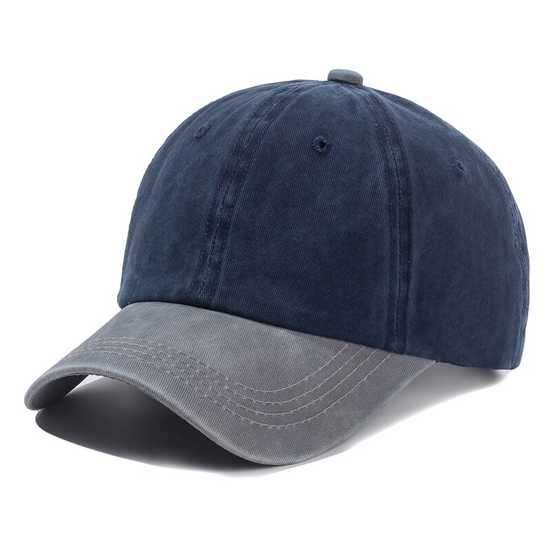 De de la lavado gorra de algodón para hombres y mujeres Gorras con visera casquete de Gorras de béisbol sombrero de papá gorra para exteriores