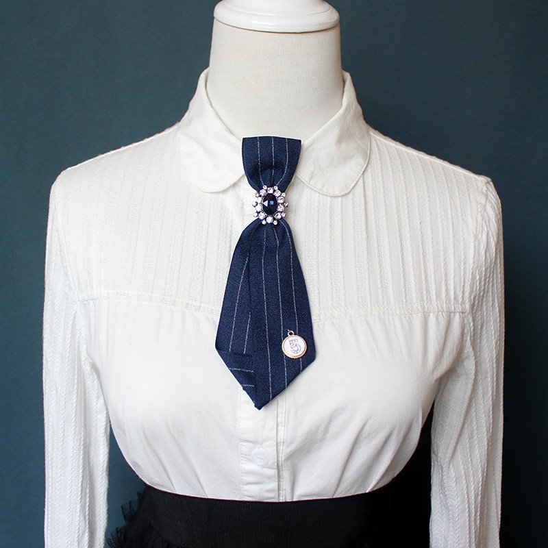 Kvinder hals krave skjorte slips afslappet elastisk band gommen bryllup forretning jul slips cravat skoleuniform bånd slips