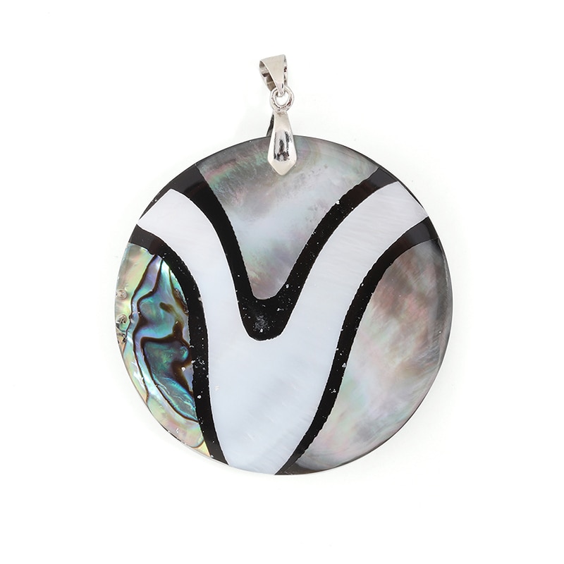 XINYAO Mother Of Pearl Natural Sea Shell Pendant Abalone Paua Shell Pendants Charms Accessories DIY Jewelry Making Supplies