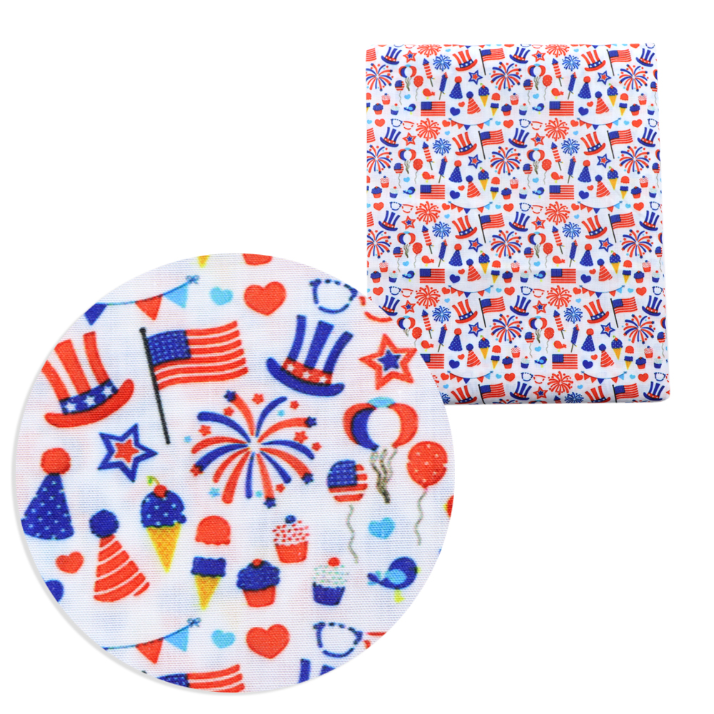 David accessories 20*34cm July 4th Star cotton Fabric Patchwork For Sewing DIY for Sewing Tilda Doll Clothes,c11095: 1088686004