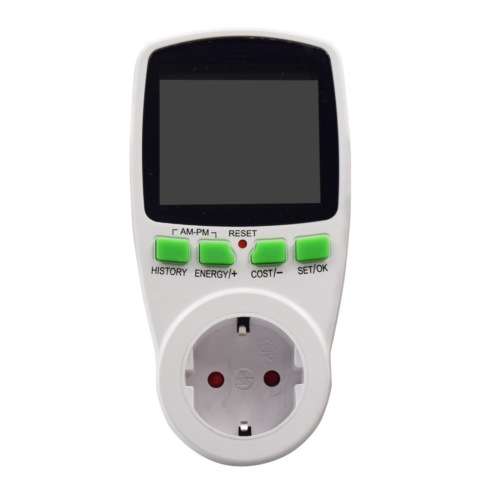 110v AC Power Meters wattmeter energy meter Power monitor electricity cost diagram Measuring socket analyzer