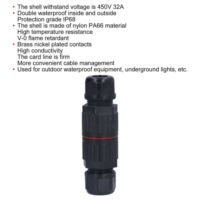 Junction Box Connectors External Cable Boxes 0.5-4m㎡ for Underground Lights