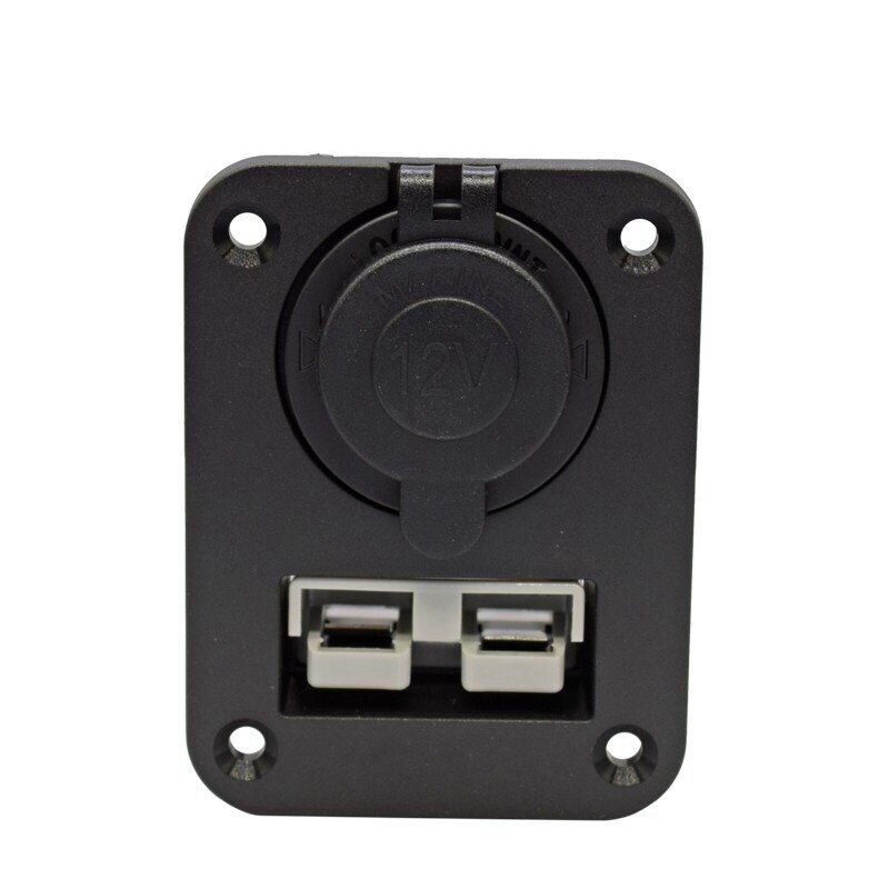 Flush Mount Anderson Plug Socket Double USB Charger Panel for Caravan Camper Boat Truck RV