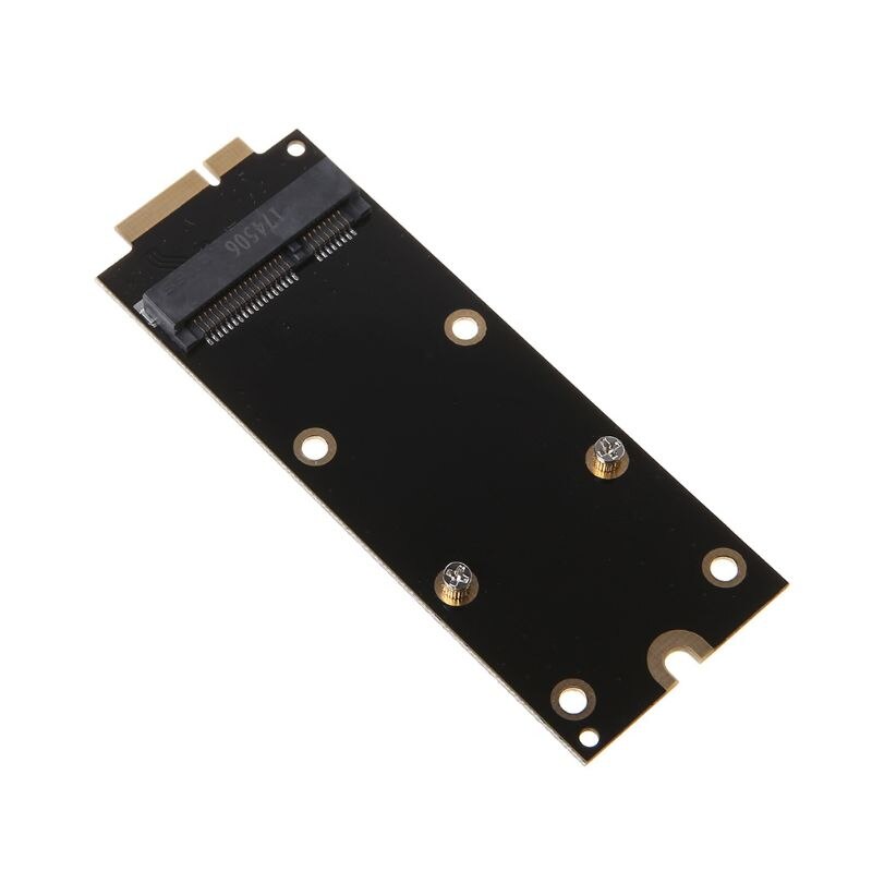 Mini msata 7+17 pin msata ssd til macbook pro retina  mc976 a1425 a1398 a1418 a1419 harddisk adapter kort whosale