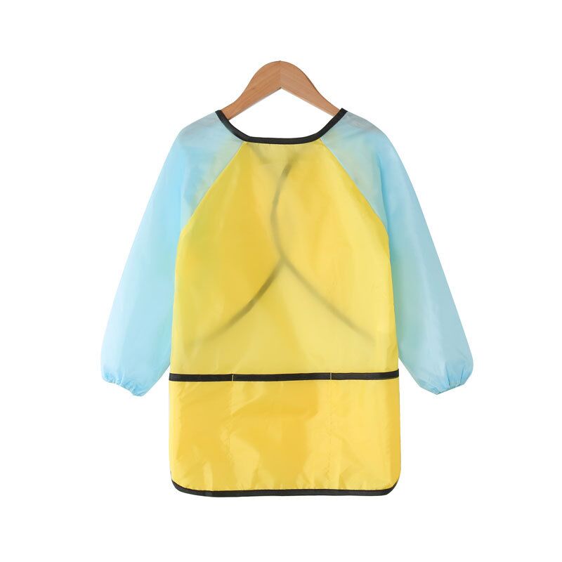Leuke Baby Slabbetjes Waterdichte Lange Mouw Schort Kinderen Voeden Kiel Bib Burp Kleding Zachte Eten Peuter Kleding